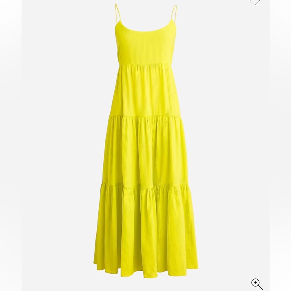J.Crew Bow-Back Tiered Maxi Dress in Soft Gauze